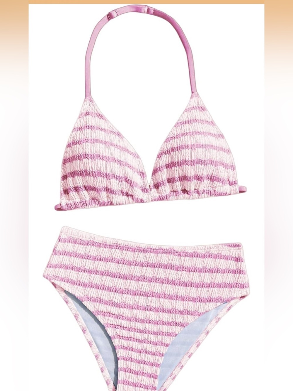Girl's Tie Dye Smocked 2 Piece
Swimwear Sets Backless Halter 1146/bb6
